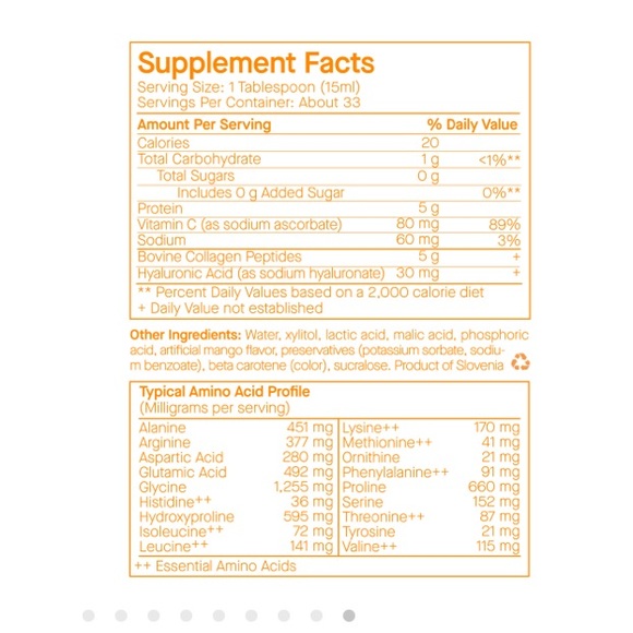 E27 EXTRA STRENGTH LIQUID COLLAGEN - Picture 7 of 7